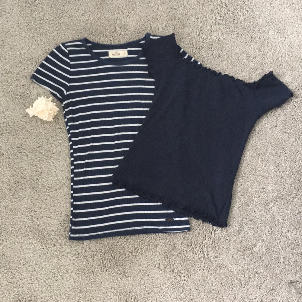A bundle of two shirts from Hollister